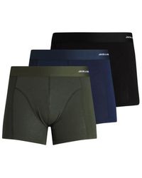 Jack & Jones - Boxershorts Trunks Jacbasic Bamboe 3-Pack - Lyst