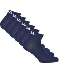 Fila - Quarter Plain Socks Sokken - Lyst