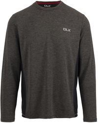 Trespass - Charlie Long-Sleeved T-Shirt (Dark Marl) - Lyst