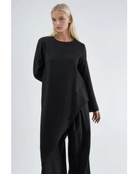 Busem - Textured Button-Up Long Sleeve Tunic - Lyst
