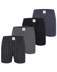 Phil & Co. Berlin - Wijde Boxershorts Mulitpack 4-Pack Zwart - Lyst
