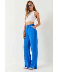 Bianco Lucci - Palazzo Pants With Pockets - Lyst