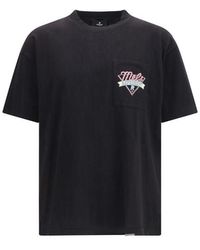 Represent - Zwarte Katoenen T-Shirt - Lyst