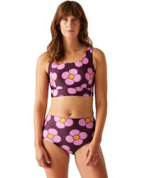 Regatta - Ladies Orla Kiely Spinning Flower Reversible Bikini Set (Morello) - Lyst