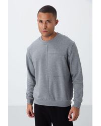 TOMMY LIFE - Solid Crew Neck Sweatshirt - Lyst