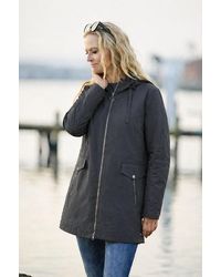 Danwear - Bonnie Marineblauw Jas - Lyst