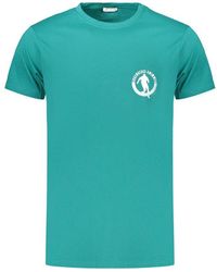 Bikkembergs - Groene Katoenen T-Shirt - Lyst