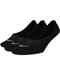 Nike - Onzichtbare Sokken Voor (Set Van 3) Wit) - Lyst