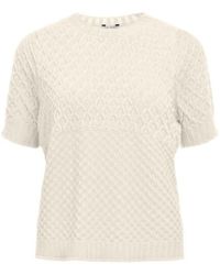 Object - Objnoa S/S Re Knit Pullover Noos - Lyst