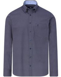 Campbell - Classic Casual Overhemd Met Lange Mouwen - Lyst