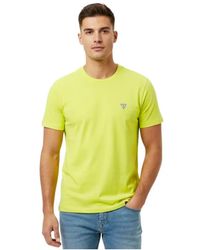 Guess - T-Shirt Voor Met G-Patch - Lyst