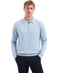 No Excess - Pullover Polo Half Zip Solid Dusty - Lyst