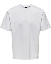 Only & Sons - Onsfred Rlx Ss Tee Noos 22022532 Bright - Lyst
