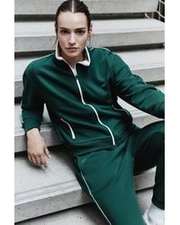 TOMMY LIFE - Oversized Zip-Collar Sweatshirt And Pants Set - Lyst