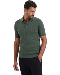 No Excess - Pullover Short Sleeve Polo Zip Soli Dark - Lyst