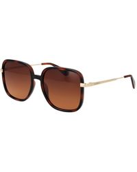 MAX&Co. - Max & Co Braune Plastiksonnenbrille - Lyst