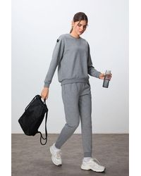 TOMMY LIFE - Oversized Cotton- Sweatshirt And Pants Set - Lyst