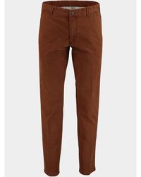 Meyer - Katoenen Broek Chino Rio Cognac Modern Fit 3242757490/48 - Lyst