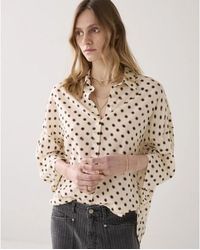 Summum - 2S3434-12390 122 Blouse Blury Dots Ivory - Lyst