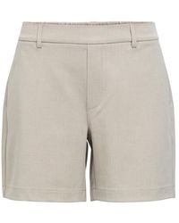 Object - Objlisa Mw Re Shorts Noos 23045722 Humus Melange - Lyst