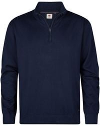Petrol Industries - Plus Size Gebreide Trui Met Rits Steelridge - Lyst
