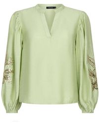 Ydence - Blouse Lange Mouw Sp26N-80183 Rose - Lyst