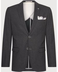 BLUE INDUSTRY - Het Micro-Ruit Colbert - Lyst
