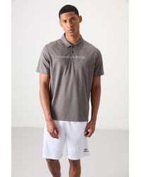 TOMMY LIFE - Polo Collar Button T-Shirt - Lyst