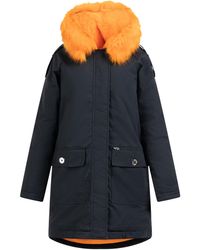 myMo - Winter Parka Marine Oranje - Lyst