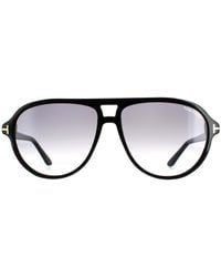 Tom Ford - Aviator Shiny Smoke Gradient Ft0932 Jeffrey - Lyst