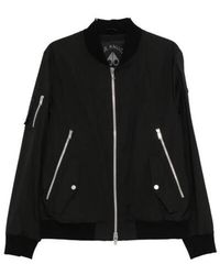 Moose Knuckles - Courville Bomber Crinkle Jacket - Lyst