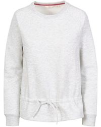 Trespass - Ladies Gretta Marl Round Neck Sweatshirt (Pale) - Lyst