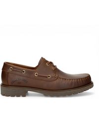 Panama Jack - Waterproof Bark Leather Lace-Up Ankle Boots - Lyst