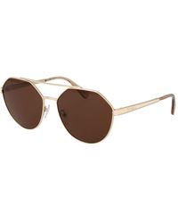 MAX&Co. - Goldene Metall-Sonnenbrille - Lyst