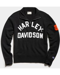 Todd Synder X Champion Harley-davidson X Champion By Todd Snyder - Half Zip Sweatshirt - Multicolour