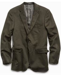 Todd Synder X Champion Italian Cashmere Sutton Suit Jacket - Green