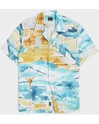 Todd Synder X Champion - Amalfi Coast Short Sleeve Camp Collar Shirt - Lyst