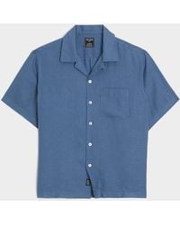 Todd Synder X Champion - Cropped Sea Soft Irish Linen Camp Collar Shirt - Lyst