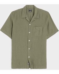 Todd Synder X Champion - Sea Soft Irish Linen Camp Collar Shirt - Lyst
