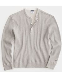 Todd Synder X Champion - Relaxed Waffle Henley - Lyst