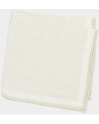 Todd Synder X Champion - Cream Houndstooth Pocket Square In Cream - Lyst