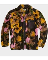 Todd Synder X Champion - Floral Sherpa Full-zip Jacket - Lyst