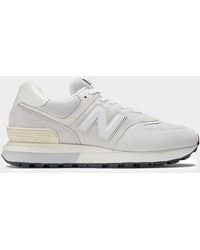 New Balance - 574 Grey With White - Lyst