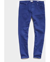 Todd Synder X Champion Straight Fit 5-pocket Chino - Blue