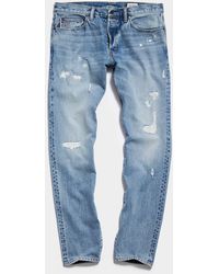 Todd Synder X Champion - Slim Fit Selvedge Darned Jean - Lyst