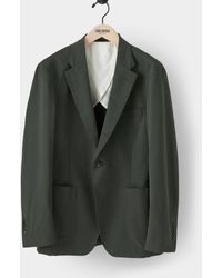 Todd Snyder Olive Glen Plaid Tailored Chore Coat in Green for Men | Lyst UK