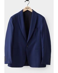 Todd Synder X Champion - Blue Twill Shawl Collar Tuxedo Jacket - Lyst