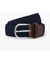 Anderson's Andersons Basic Stretch Solid Woven Elastic Belt - Black