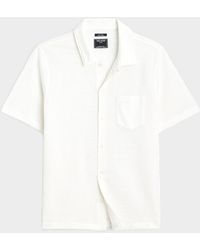 Todd Synder X Champion - Linen Mesh Full-placket Polo - Lyst