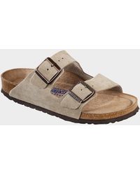 Birkenstock - Arizona Soft-footbed Taupe Suede - Lyst